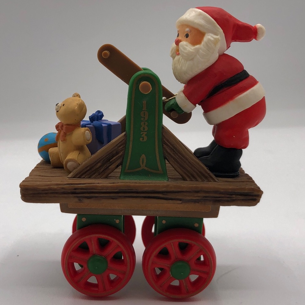 Hallmark Keepsake Ornament 1983 Santa Express 5th In A Collection Series Vintage